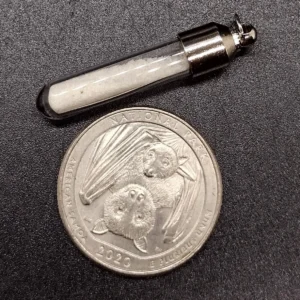 Human Skull Dust Vial Pendant